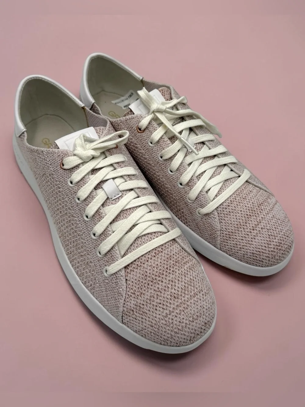 Cole Haan Women Grandpro Stitchlite Tennis Sneakers New Size 9.5 Pink